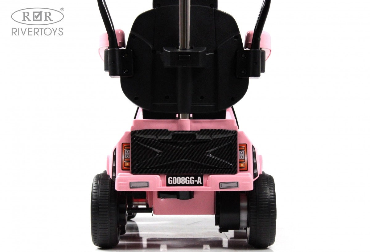 Детский электромобиль RiverToys G008GG-A розовый fhq7gqo3yturiv2tgvf4yi606pk20lw3