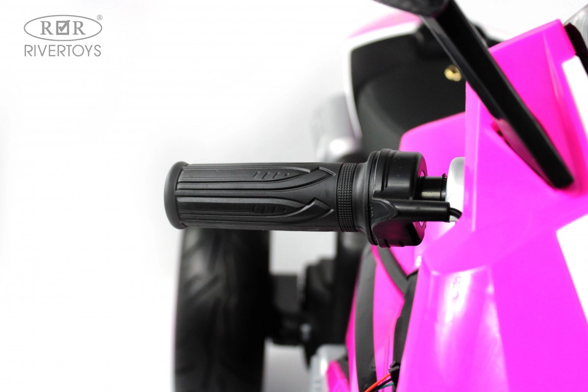 Детский электромотоцикл RiverToys C005MC розовый ws16y3gy6fqttbk3u2jxobvj5egeq24v