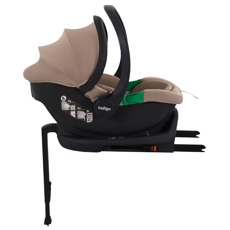 Автокресло Indigo MINKY I-SIZE (бежевый с базой)