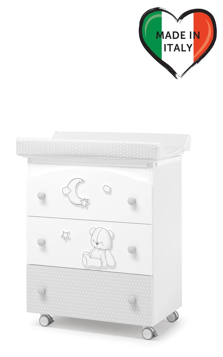 Пеленальный комод Erbesi Stella Белый/Серый 68xveqrlqnz67heq99913qov2vzr87i3