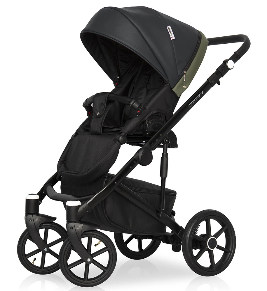 Коляска 2 в 1 RIKO BASIC OZON 02 черно-зеленый 6wigiq8ibh5z9uq20o0gmac4dun11hxm
