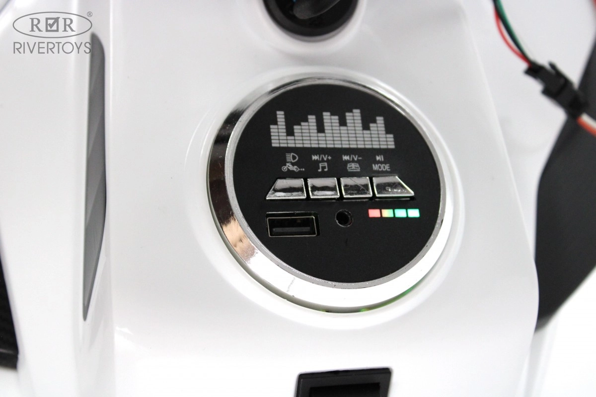 Детский электромотоцикл RiverToys М111БХ белый e440tsqxovmab6m0gezr8ykd1dzv6ysp