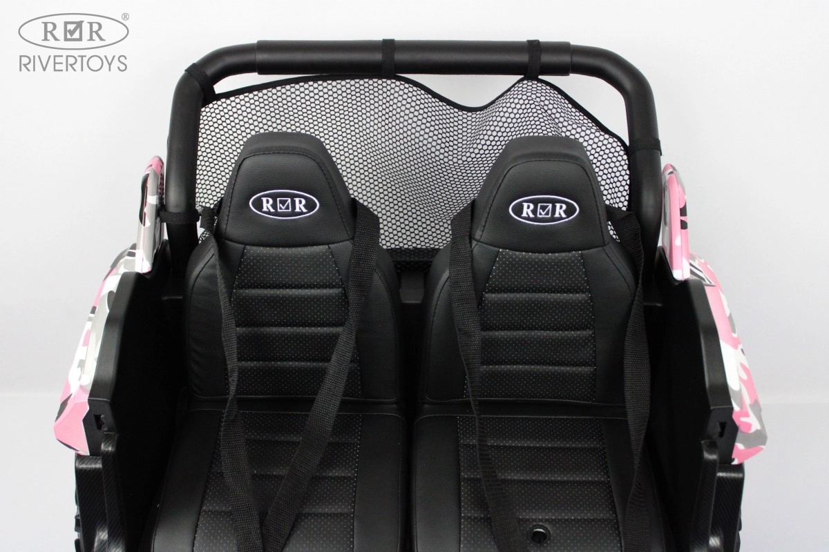 Детский электромобиль RiverToys T777TT 4WD розовый камуфляж lyw5ddlxqk9fvtwwqbyr57ym95g4m1er