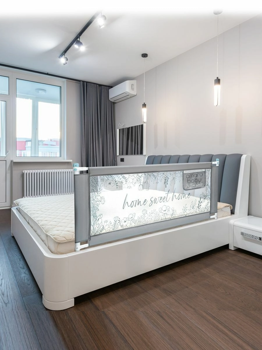 Барьер защитный для кровати Amarobaby Safety of Dreams Серый, 160 см 8mytxsgsxr134gclyjb46nbtg2da66ln