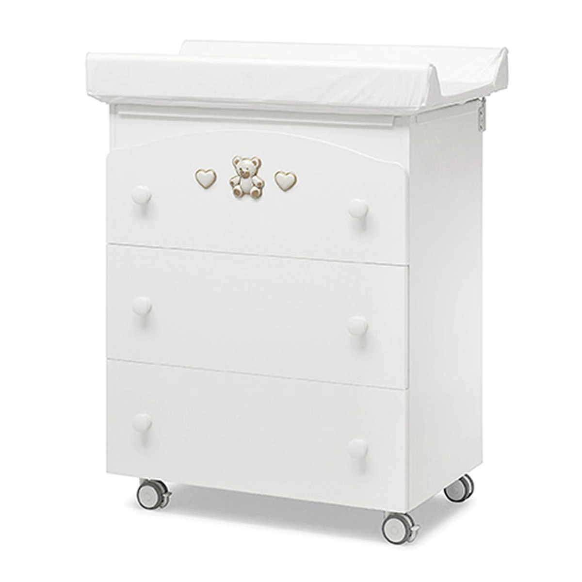 Пеленальный комод Erbesi Tippy Jolie (Белый)