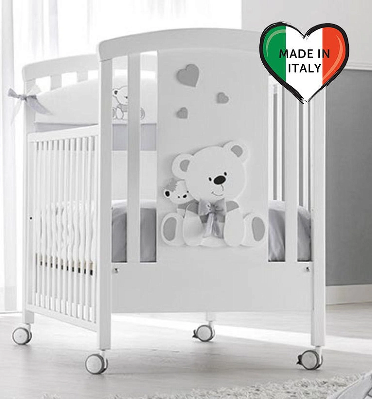 Детская кровать Erbesi Tato белыйсерый1