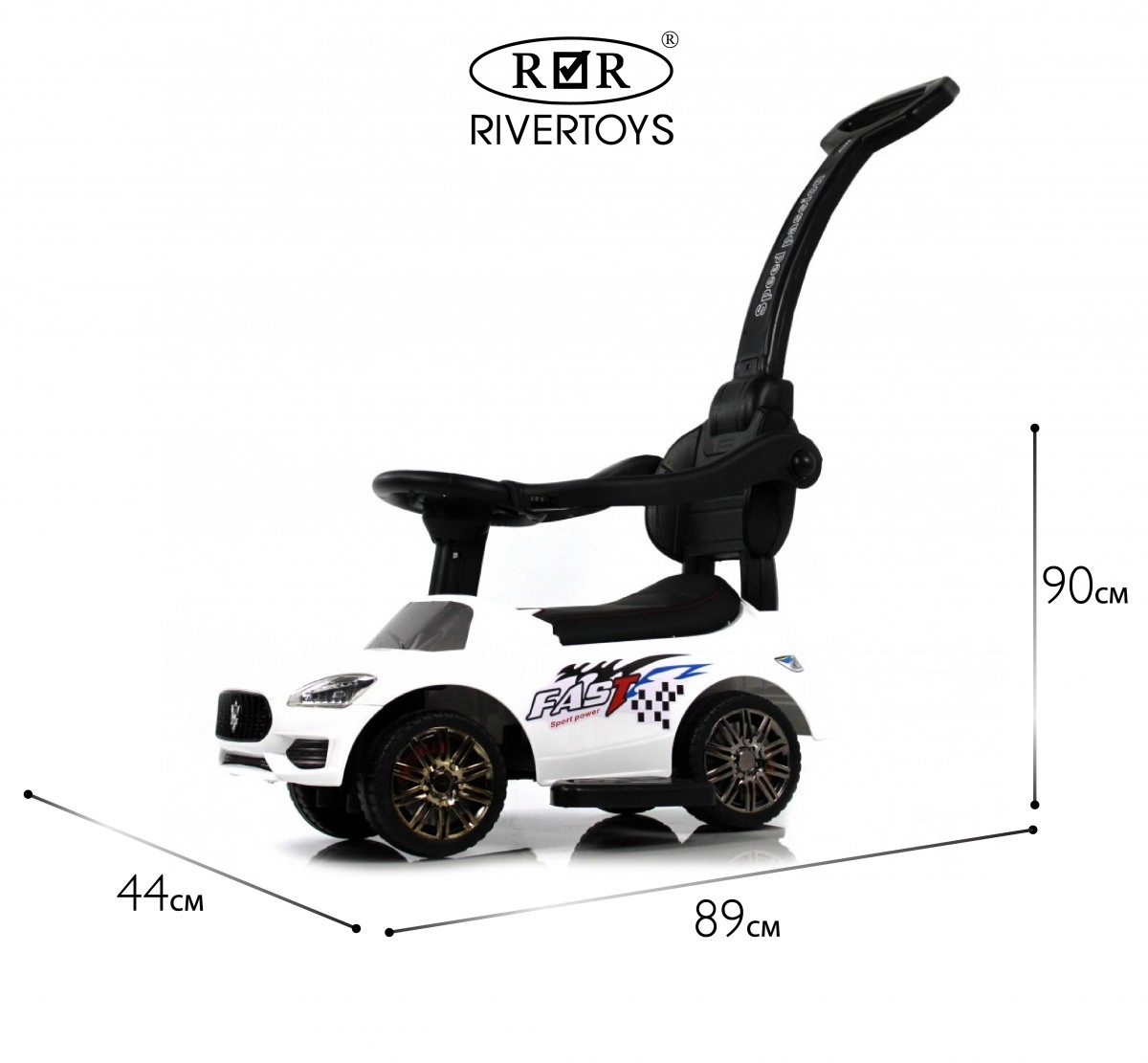 Детский толокар RiverToys L003LL-M белый pxor1t33e16m7fbdny3wbr8rycq21b2p