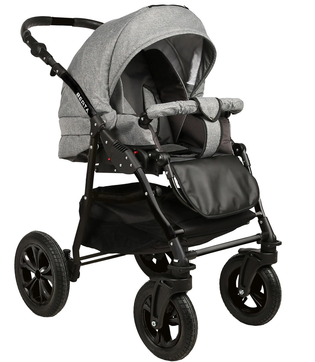 Коляска 2в1 Alis BERTA т.серый j7xf6a9oo0e2f3d4mw6kva0xbqye7kha