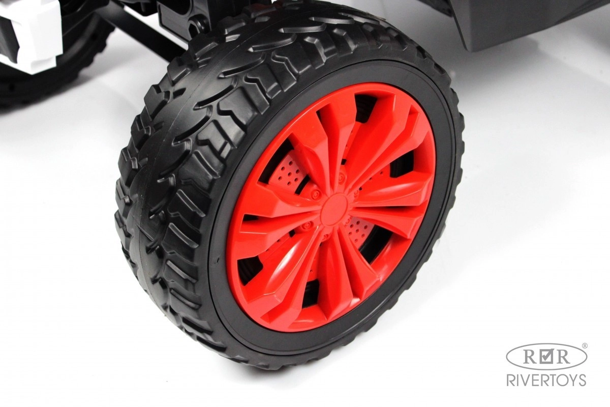 Детский электромобиль RiverToys F888FF-A 4WD красный q7m5m696oel2dps5894dhkiflmgr9tev