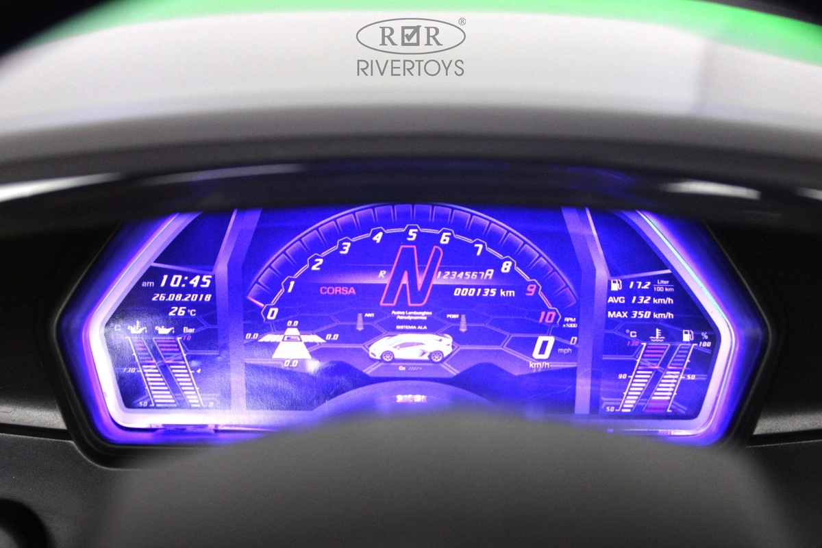 Детский электромобиль RiverToys Lamborghini Aventador SVJ A333MP зеленый zskk8uyf5c50es057e2eerhhmshjn6vw