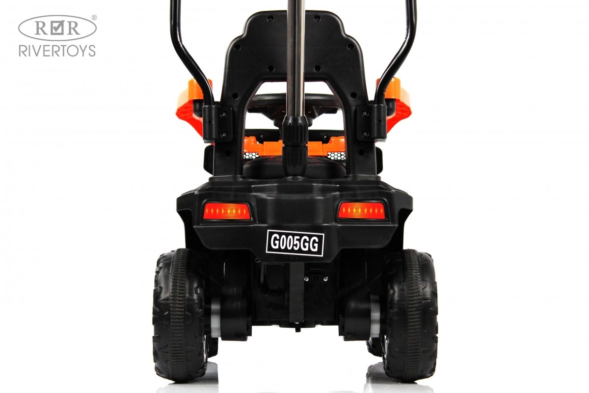 Детский электромобиль RiverToys G005GG оранжевый cdstv80swwou2cl5emm1j1dvuzx4mqru