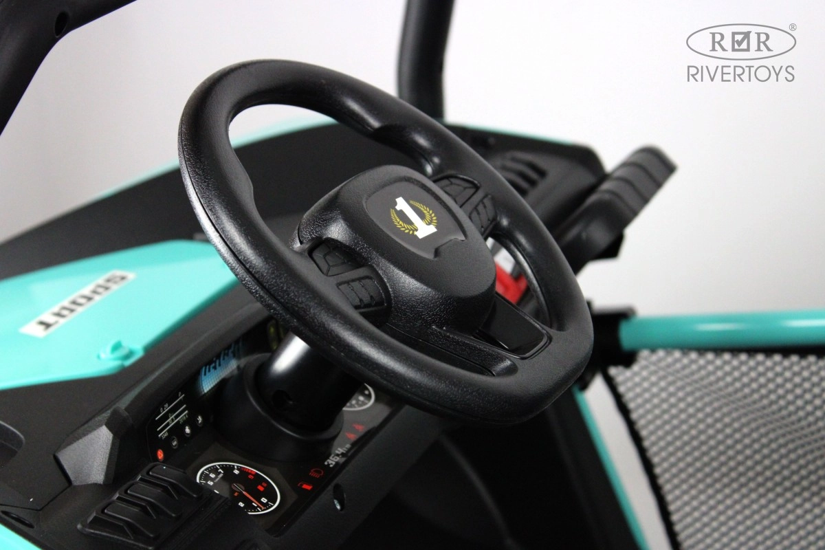 Детский электромобиль RiverToys P555PP светло-зеленый uwqgnj1jey883xr7gvg80enpqdntw9zw