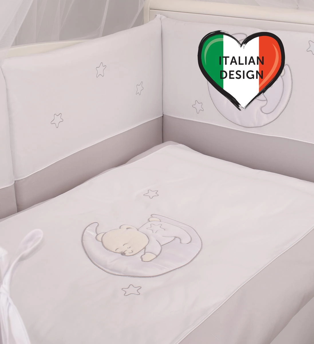 Сменный комплект постельного белья Lepre Amore 3 предмета (125*65) 33 серый dtjn8em712yurjxr9abgcbgjpuddotk4