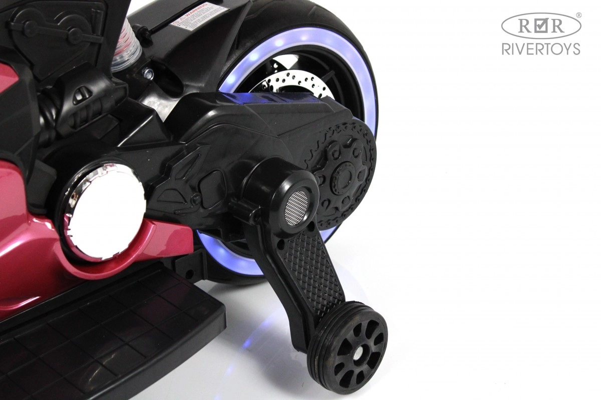 Детский электромотоцикл RiverToys X003XX розовый глянец 1el6q0j792y1m86p5qnvijfomu0i8k90