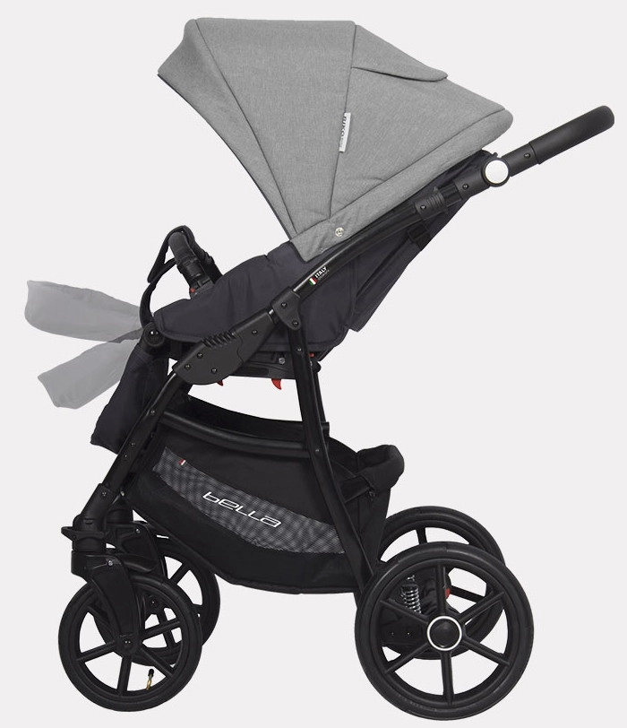 Детская коляска Riko Basic Bella 3 в 1 01 серый-графит o4hsv3edvij8ejchgjydry8uqugp281t