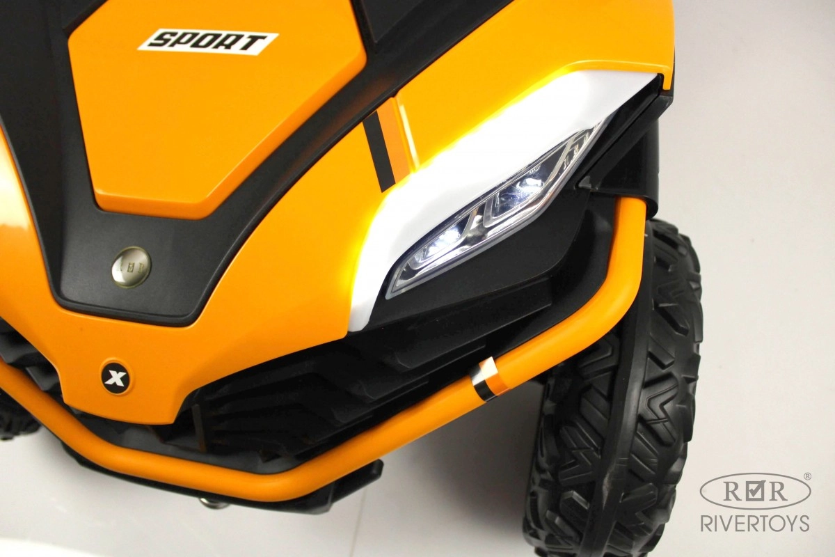 Детский электромобиль RiverToys P555PP оранжевый mhndvh0mp24was823uwq7u6l7dyawfl4