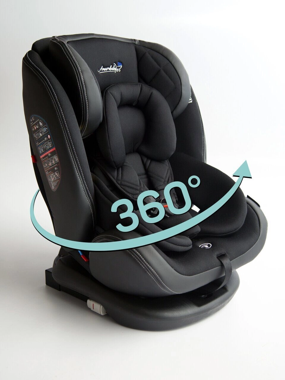 Автокресло AmaroBaby ST-3 isofix Черный 8b641dcf1b0db884c6b56c800fe17278