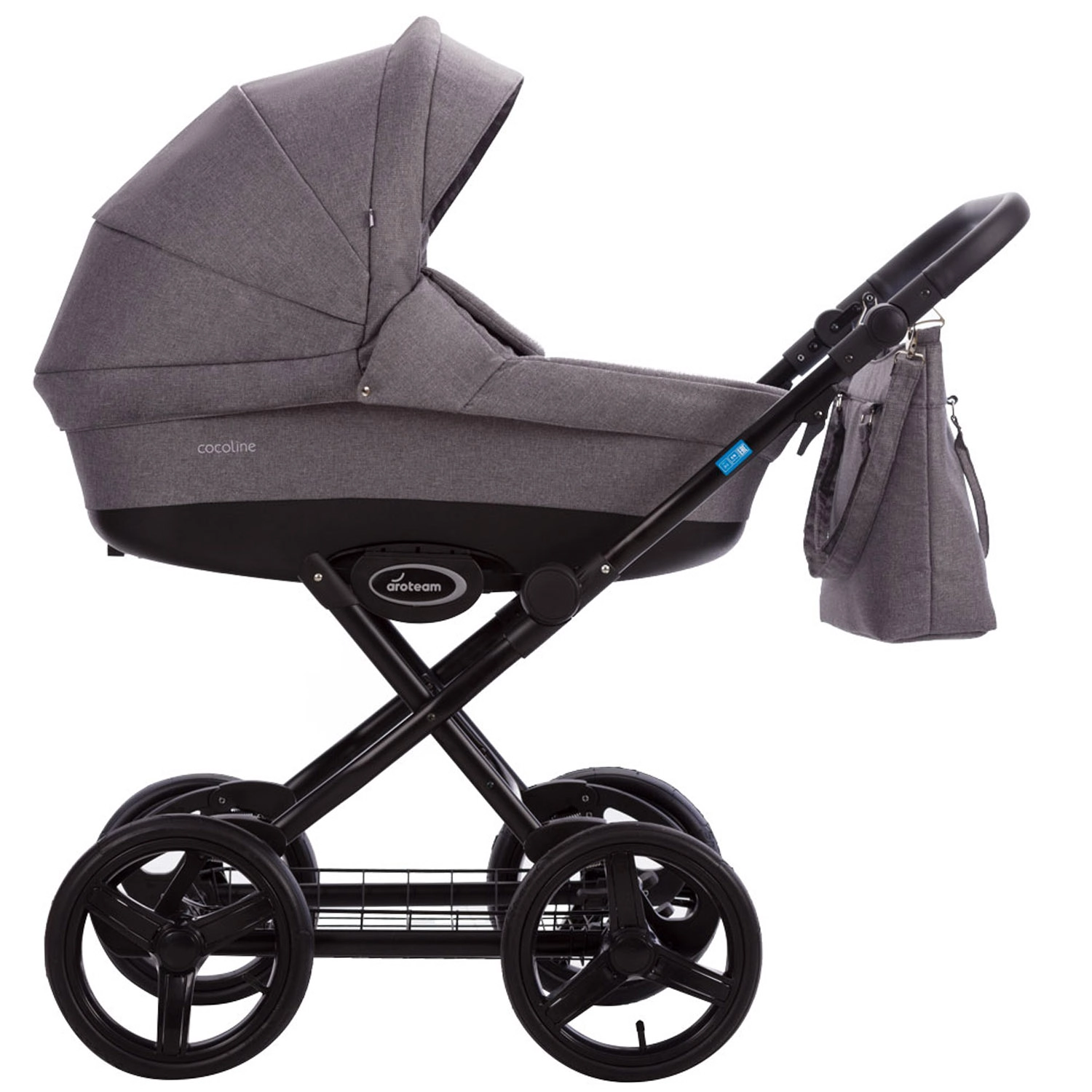 Коляска 2в1 AroTeam COCOLINE  т.серый 108132962-kolyaska-2v1-aroteam-cocoline--tserii