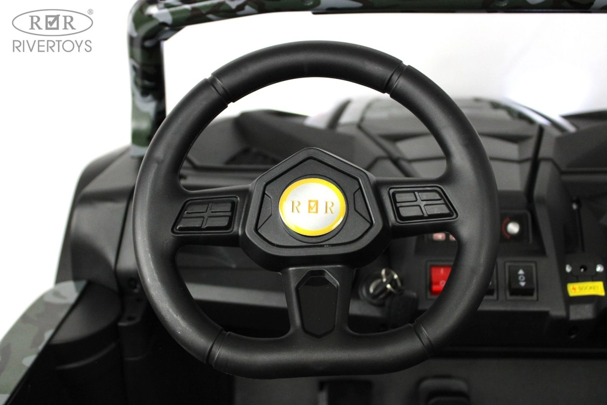 Детский электромобиль RiverToys M222MM зеленый камуфляж aa8smoxqrqjcgixht5lj6tl06fprdn1q