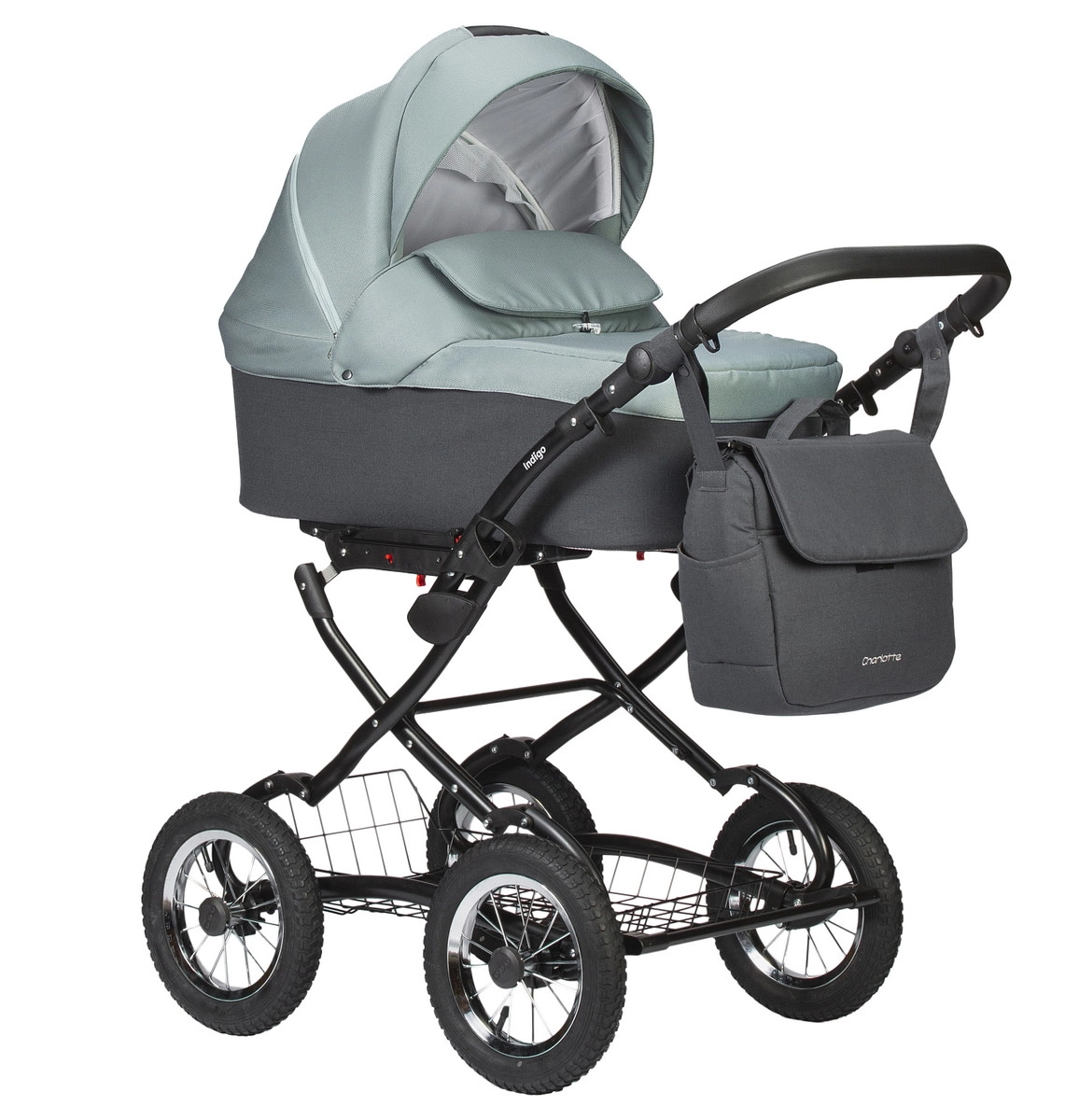 Коляска 2 в 1 Indigo CHARLOTTE Sity Classic 12