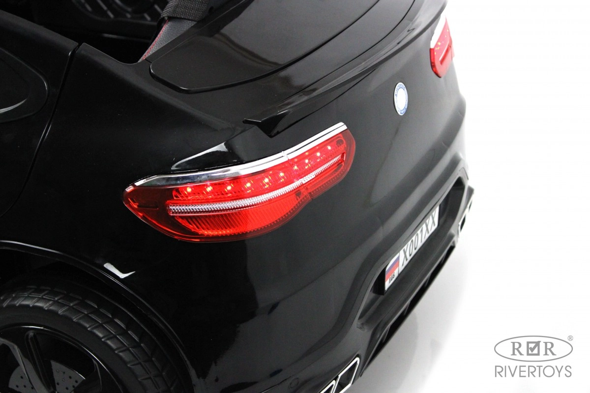 Детский электромобиль RiverToys X001XX черный глянец 4aiv4x9ua7w1nwzle21g3w1hv7dlc6tv