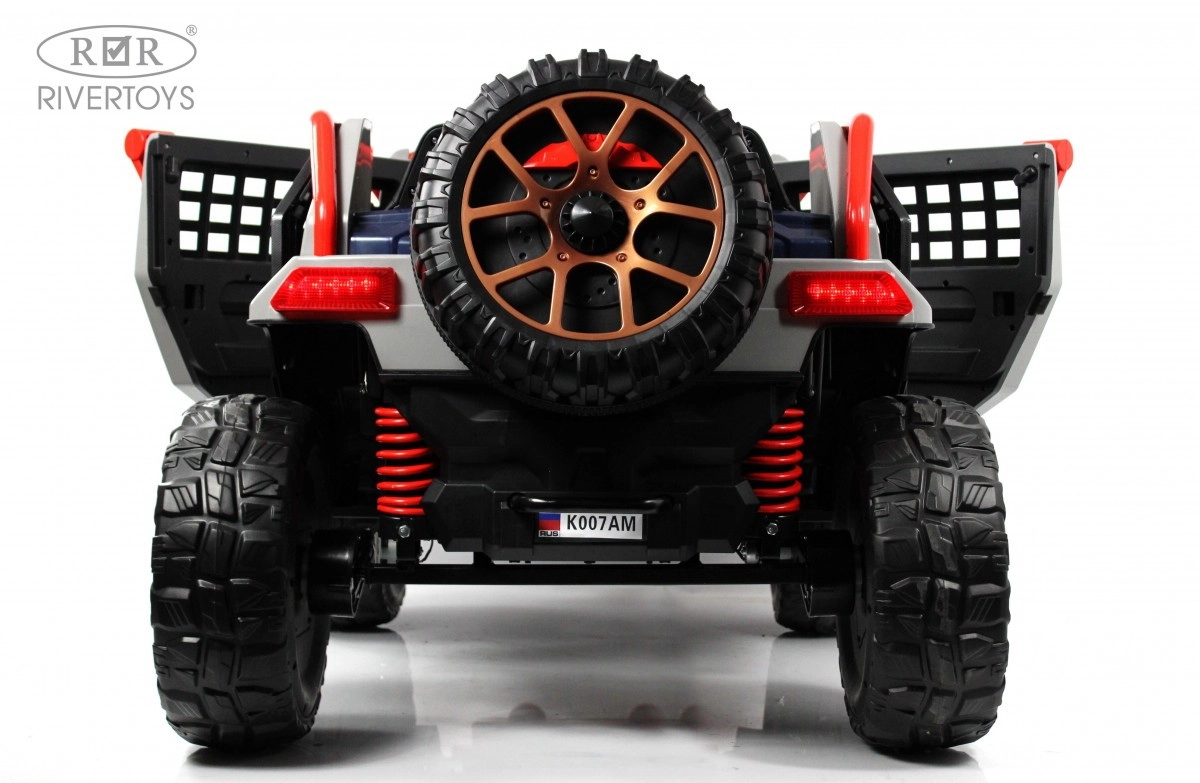 Детский электромобиль RiverToys K007AM серый hnyxwac3m3z62bthol6jlg370wqplmqq