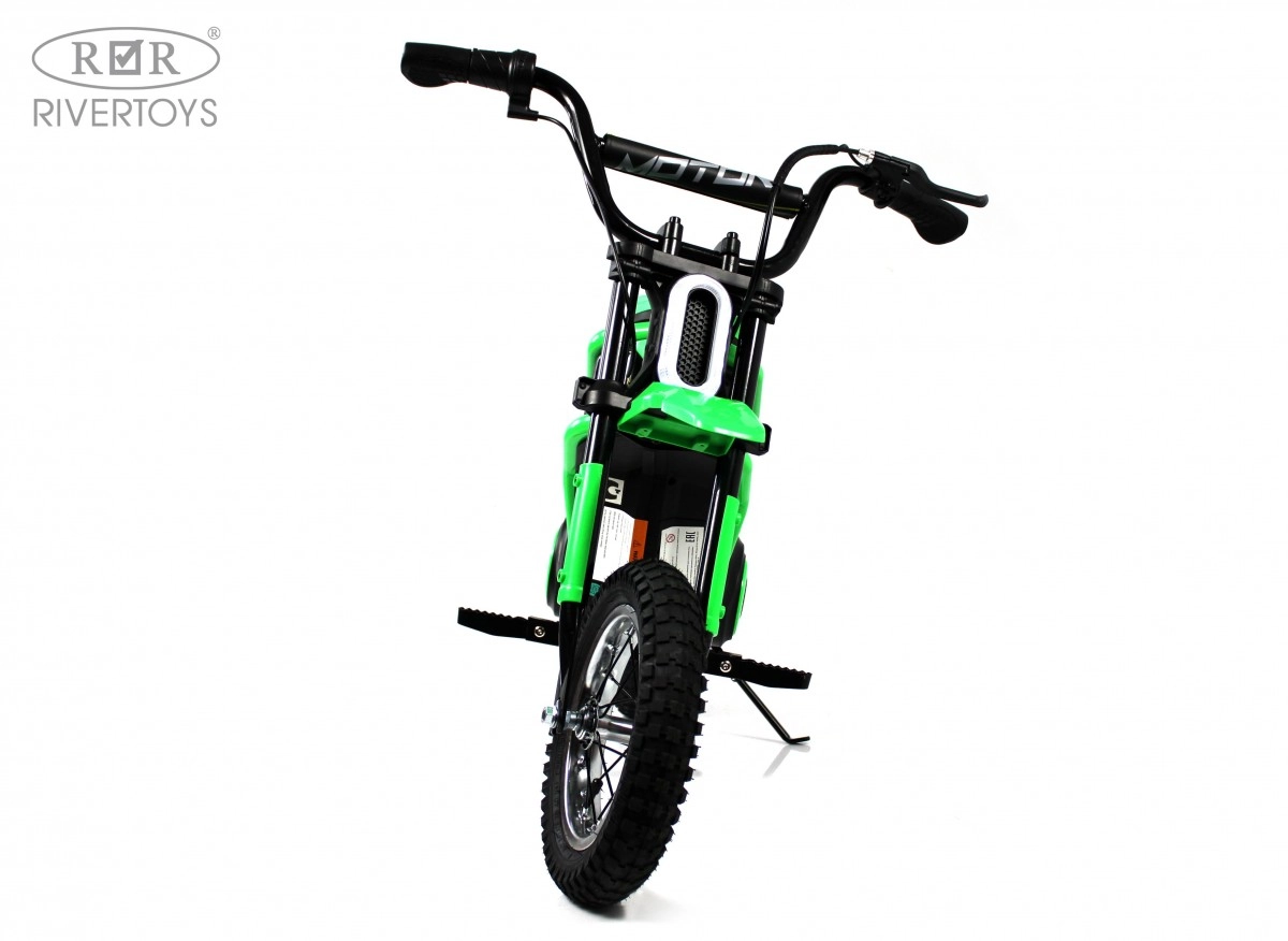 Детский электромотоцикл RiverToys A005AA MOTO зеленый 5wldinlhzbf2sprye8jbu1zzbxmgf46e