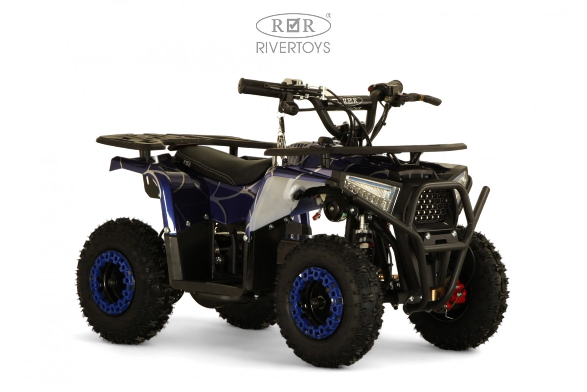 Детский электроквадроцикл RiverToys MIKA синий Spider ce91za4fcerms4u4dr406udhogeo6e10