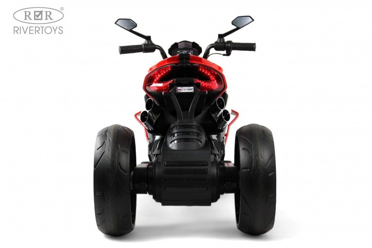 Детский электромотоцикл RiverToys C111MC красный enxd76qdnpqdguy8hr28cksaqh89ih5y