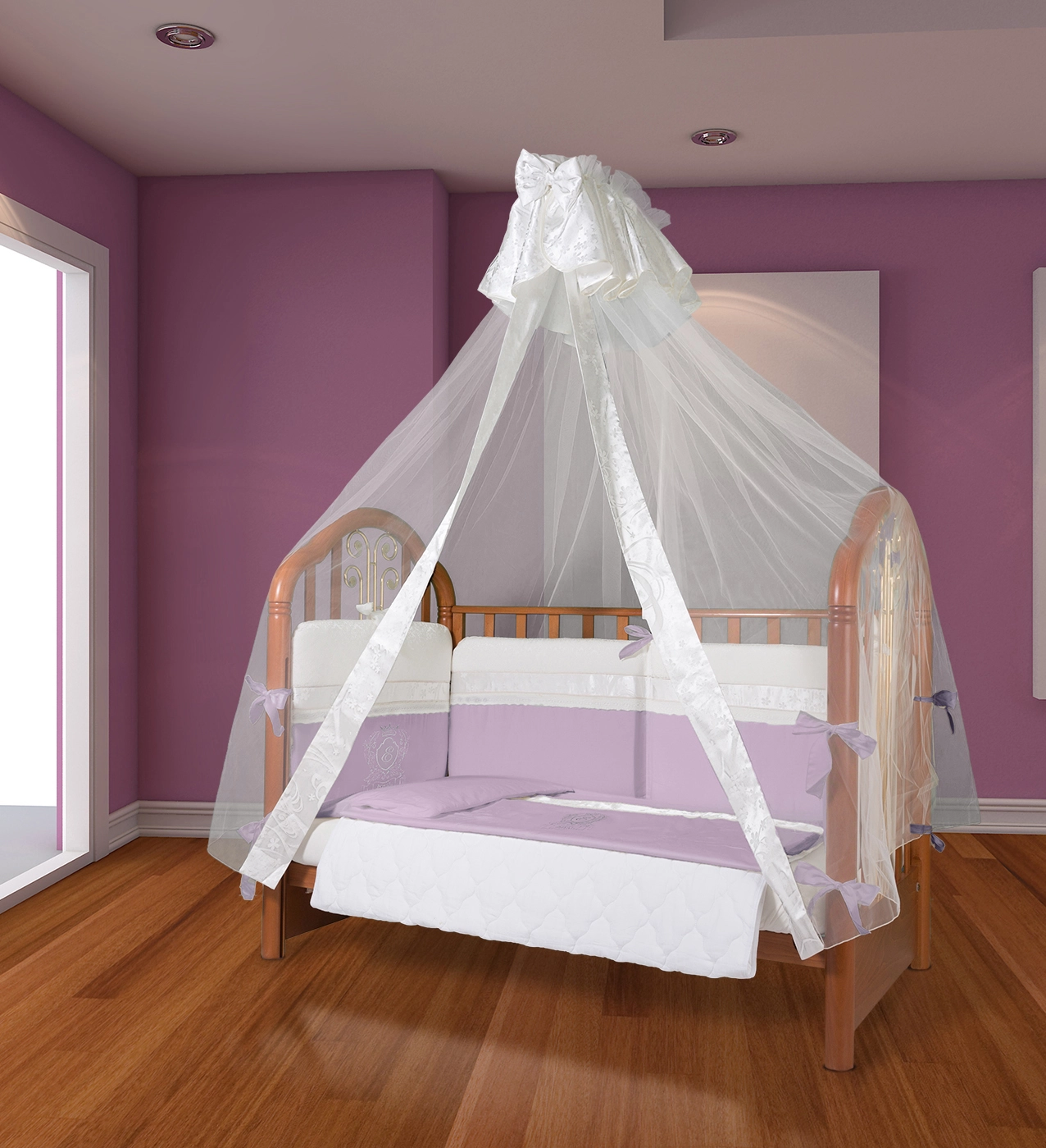 Комплект постельного белья Esspero Ribbon Royal Lavanda 3f5ee4b070857f1025a60c68c2788de1