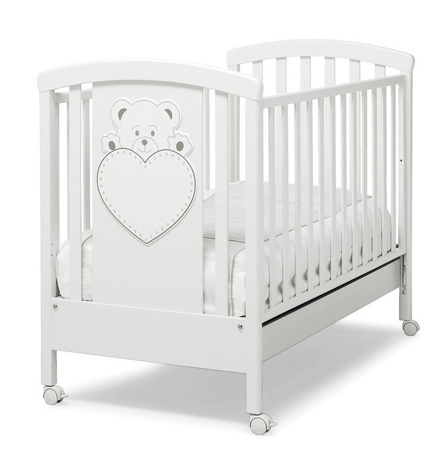 Детская кроватка Erbesi Cucciolo Lulu White (белый) 72a64ed4fd032e956970b2556af62e84