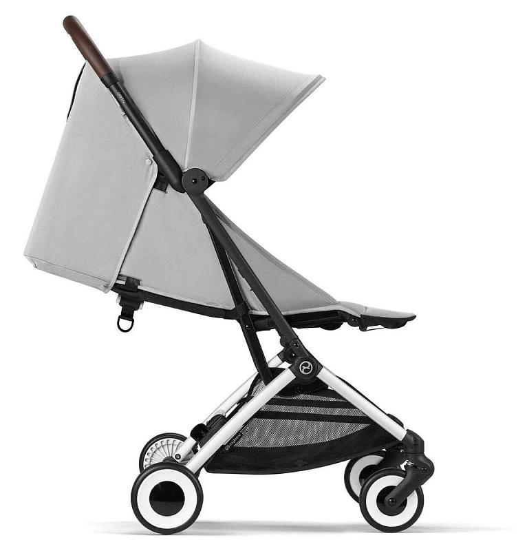 Прогулочная коляска Cybex Orfeo SLV Fog Grey с дождевиком и бампером3