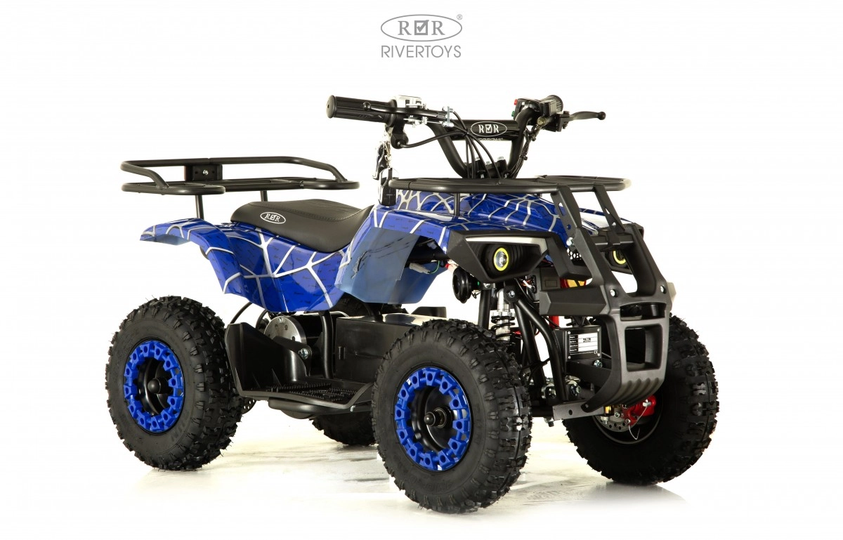 Детский электроквадроцикл RiverToys TIKI синий спайдер v2t23m8ydfmj9xm7hzap14hrsfu24wk1
