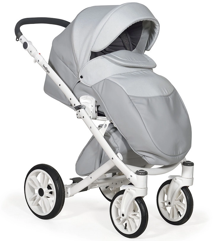 Коляска 2 в 1 Indigo PORTO  св.серая кожа+св.серый лен 7lz0f4vkitqfaioykxm840o7n8e38dj4