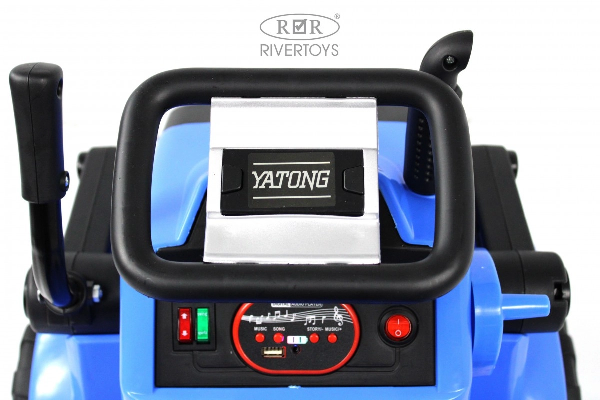 Детский электромобиль RiverToys C004MC синий 8q5t33x1cjbmig8vuh3svfbb74xibgt0