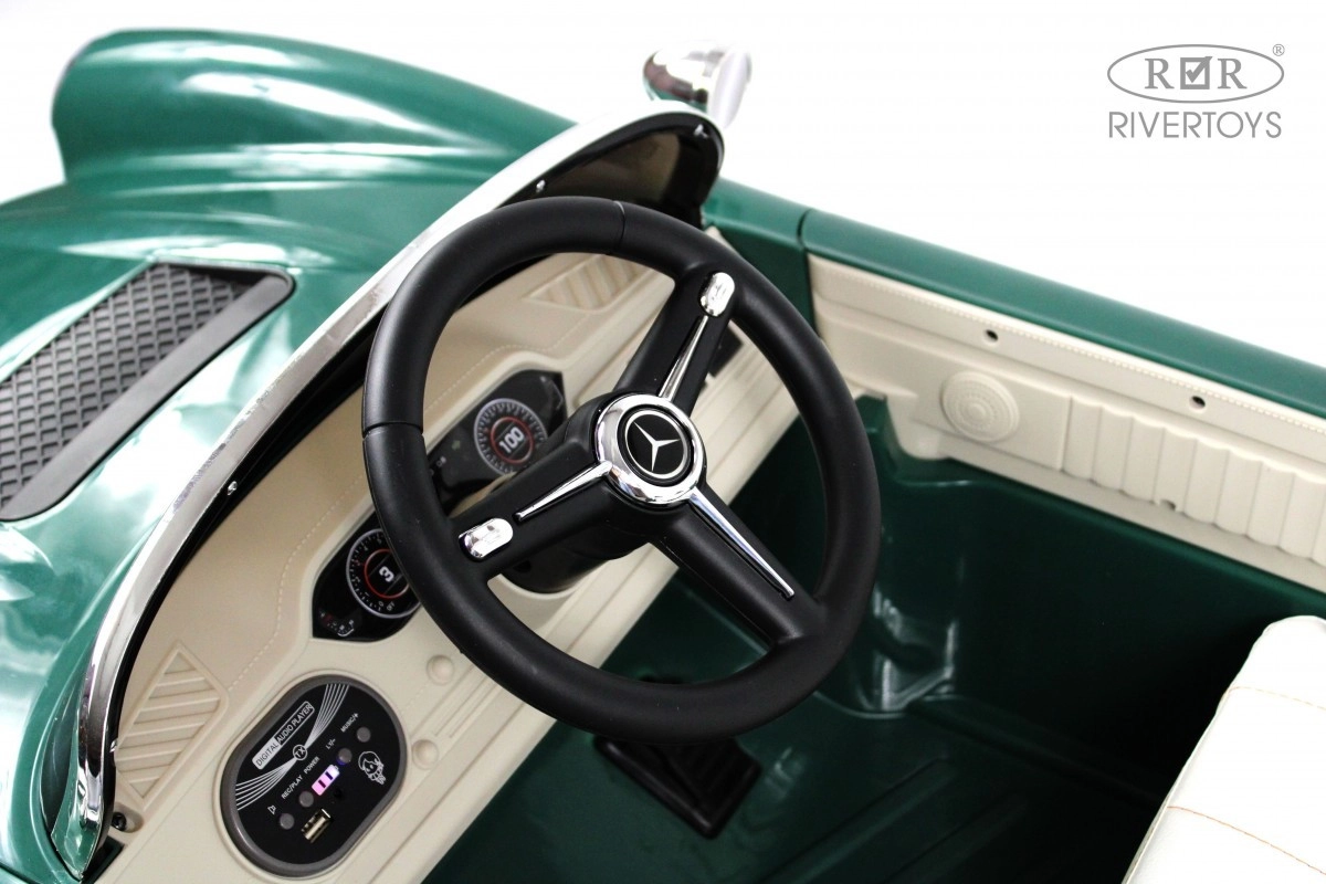 Детский электромобиль RiverToys C555MC зеленый 1cttrrj8w7f3wg4ax8j4weu8uivxhst9