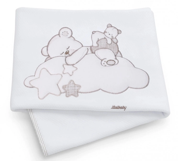 Покрывало Italbaby Sogni d Oro 110х150 см белый xzs2mr5rmpv2v9ks6njuk6xamargex23