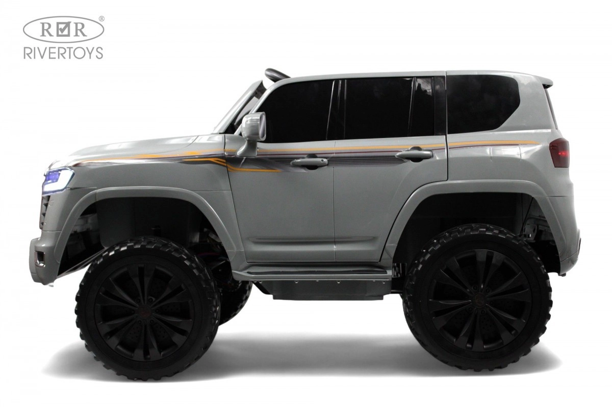 Детский электромобиль RiverToys Toyota Land Cruiser 300 L999LL серый 0jf8jnkhyig9nxe7tug1511h1vnovd1h