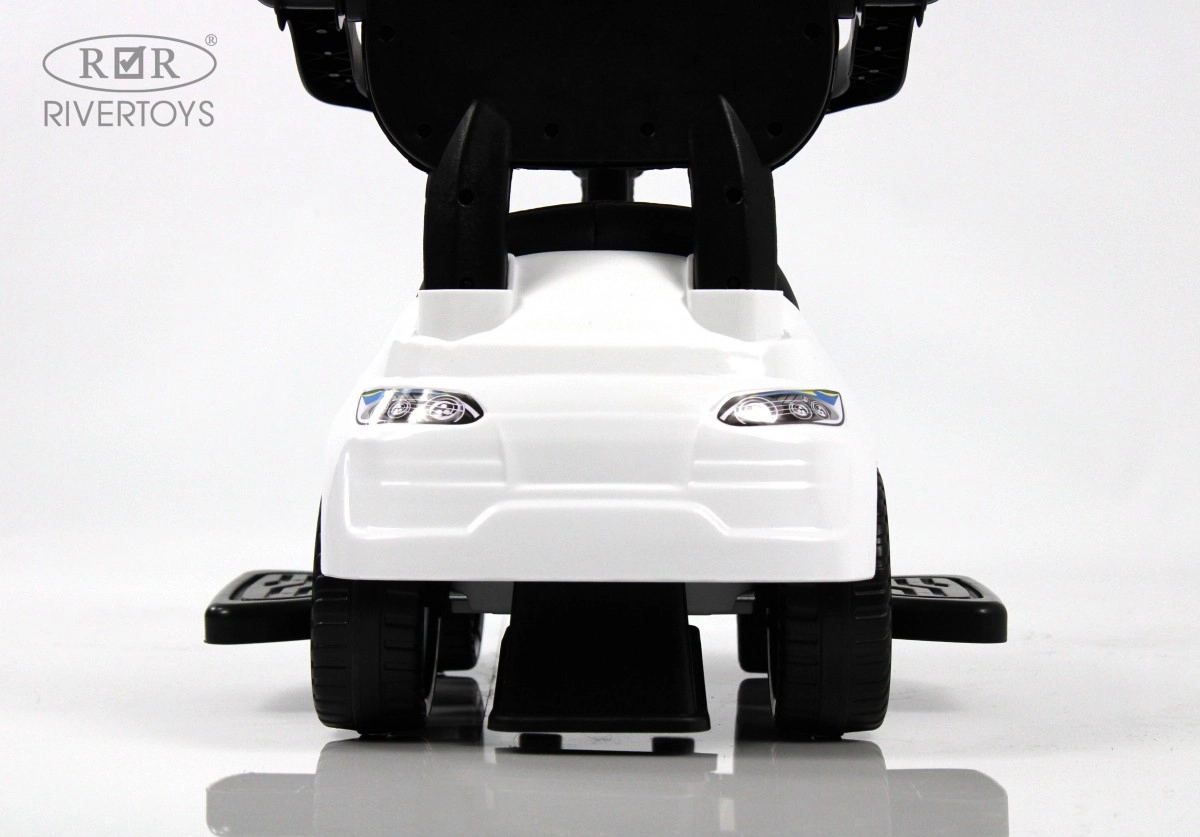 Детский толокар RiverToys L003LL-M белый 8gleuom376nbpn8odw7odl3z5norwola