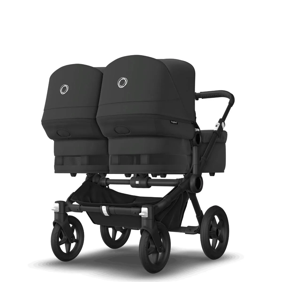 Коляска для двойни 2 в 1 Bugaboo Twin Donkey 5 (Black/Midnight Black/Midnight Black)