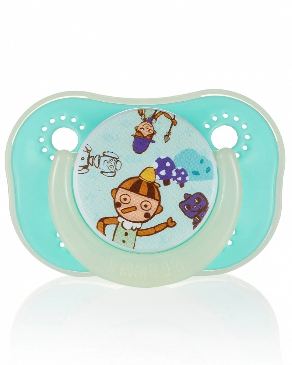 Силиконовая пустышка Farlin 6+ мес. (в контейнере + цепочка для пустышки) Голубой 108100937-silikonovaya-pustishka-farlin-6-mes-v-konteinere--cepochka