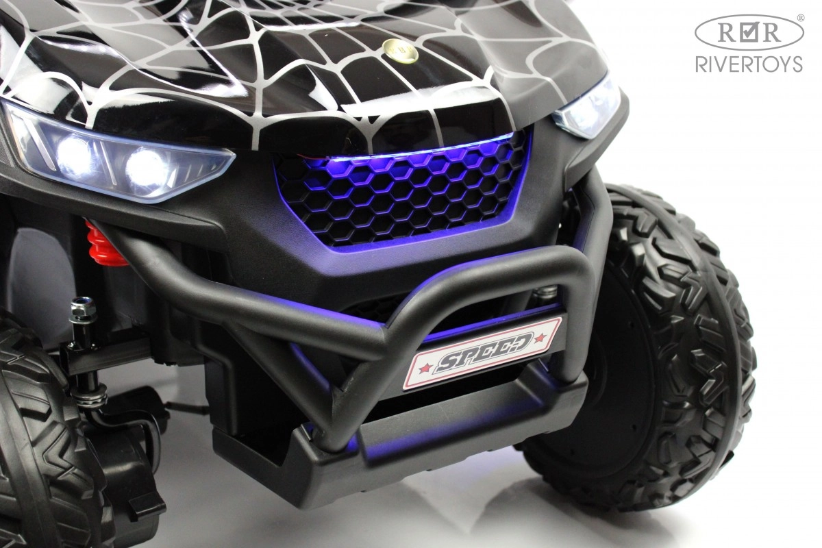 Детский электромобиль RiverToys T777TT 4WD черный Spider 3eooxbk640xb3dvnch43fqmv5mwid3j4