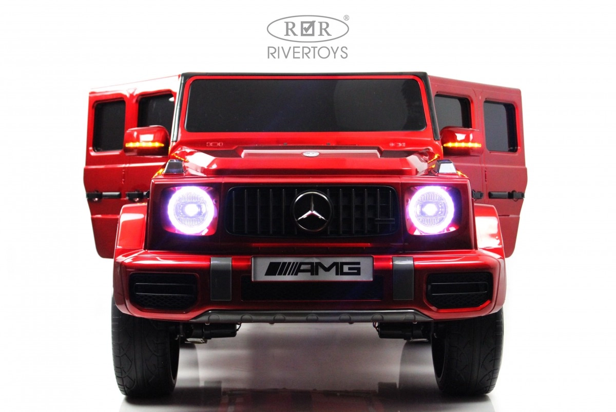 Детский электромобиль RiverToys Mercedes-AMG G63 G111GG красный глянец 4ifkoqk5f9yoegbt3e222nausgomkt2x