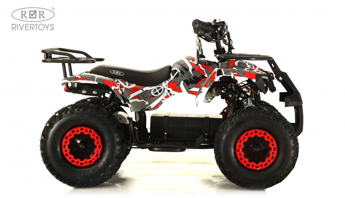 Детский электроквадроцикл RiverToys TIKI LUX красный спешл 392w2ctuqn690xrfylqjhangsmwemoxq