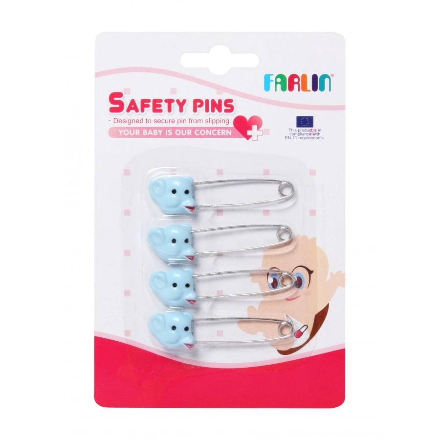 Безопасные булавки Farlin, 4 шт. Голубой c443e378a05ef9d34815aa81f3a38611