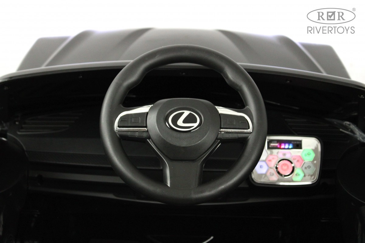 Детский электромобиль RiverToys Lexus 570 E555EE черный глянец 2b0fwfr6ouy73sqvdc0brdo8nhogdp81