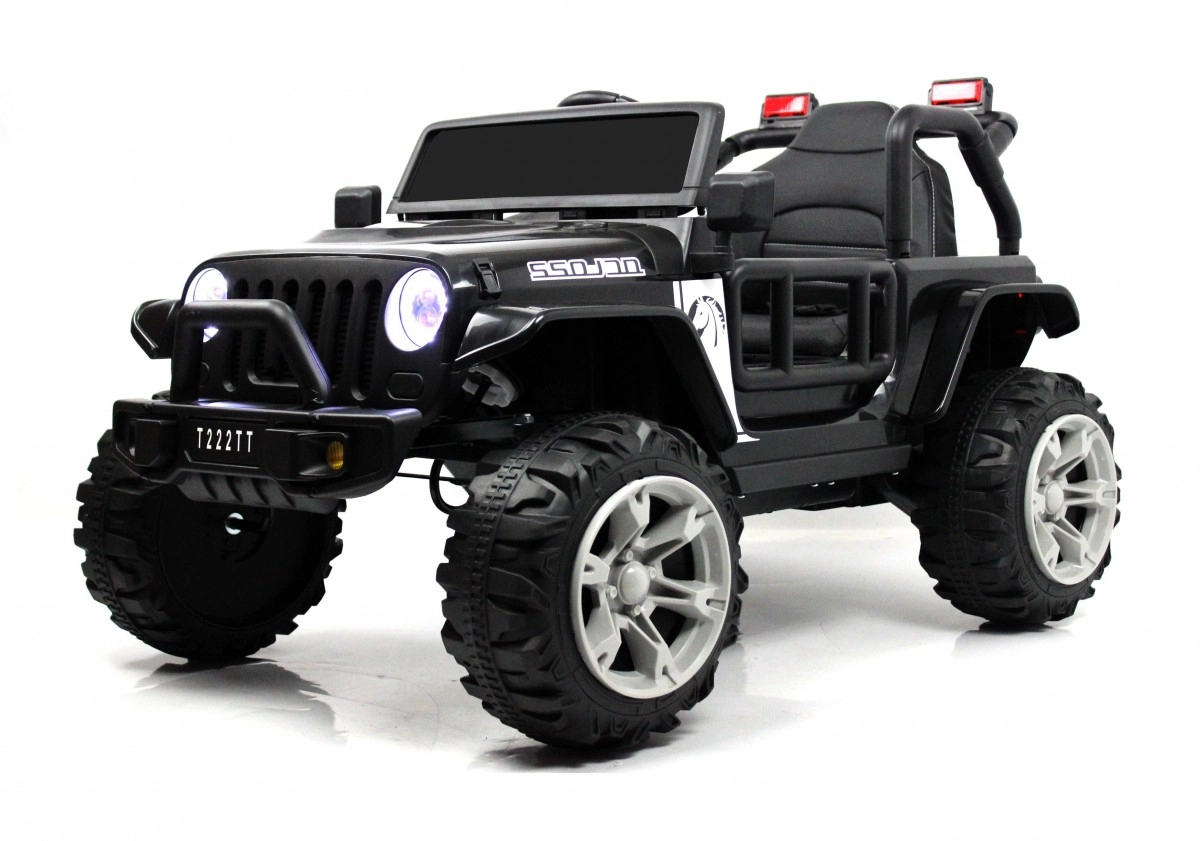 Детский электромобиль RiverToys T222TT 4WD черный kfh1jjijljo12oa0x3dg0b925c518ub3