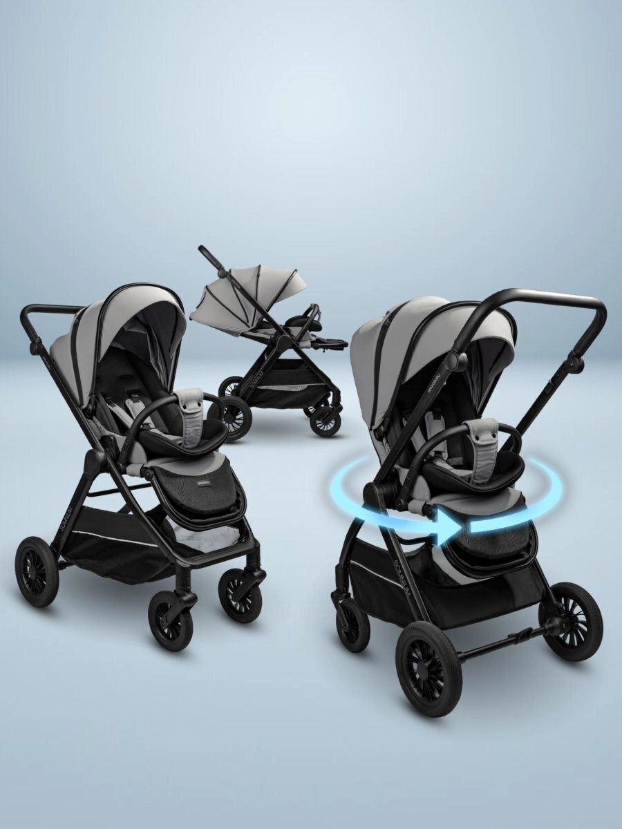 Прогулочная коляска Amarobaby Somnium (Серый)
