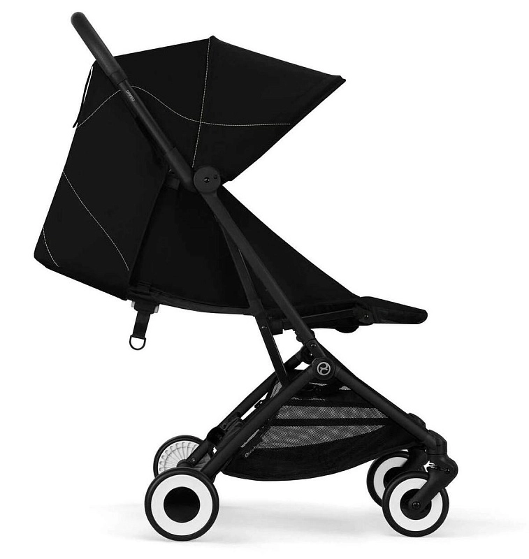 Прогулочная коляска Cybex Orfeo BLK Magic Black с дождевиком и бампером4
