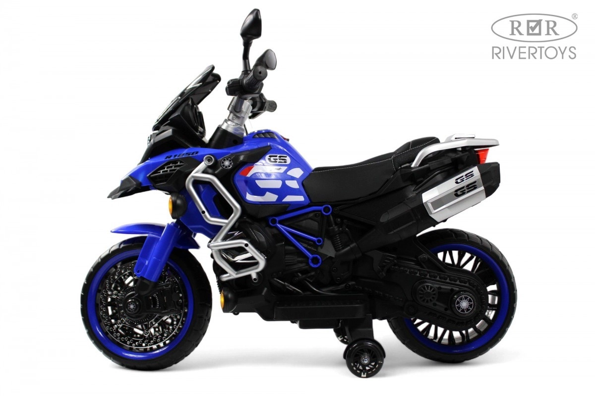 Детский электромотоцикл RiverToys М009БХ синий upeuwmzc235ixbti48k33sdgj67ezptn